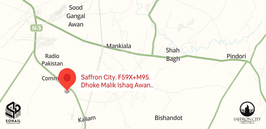 saffron-city-islamabad-location