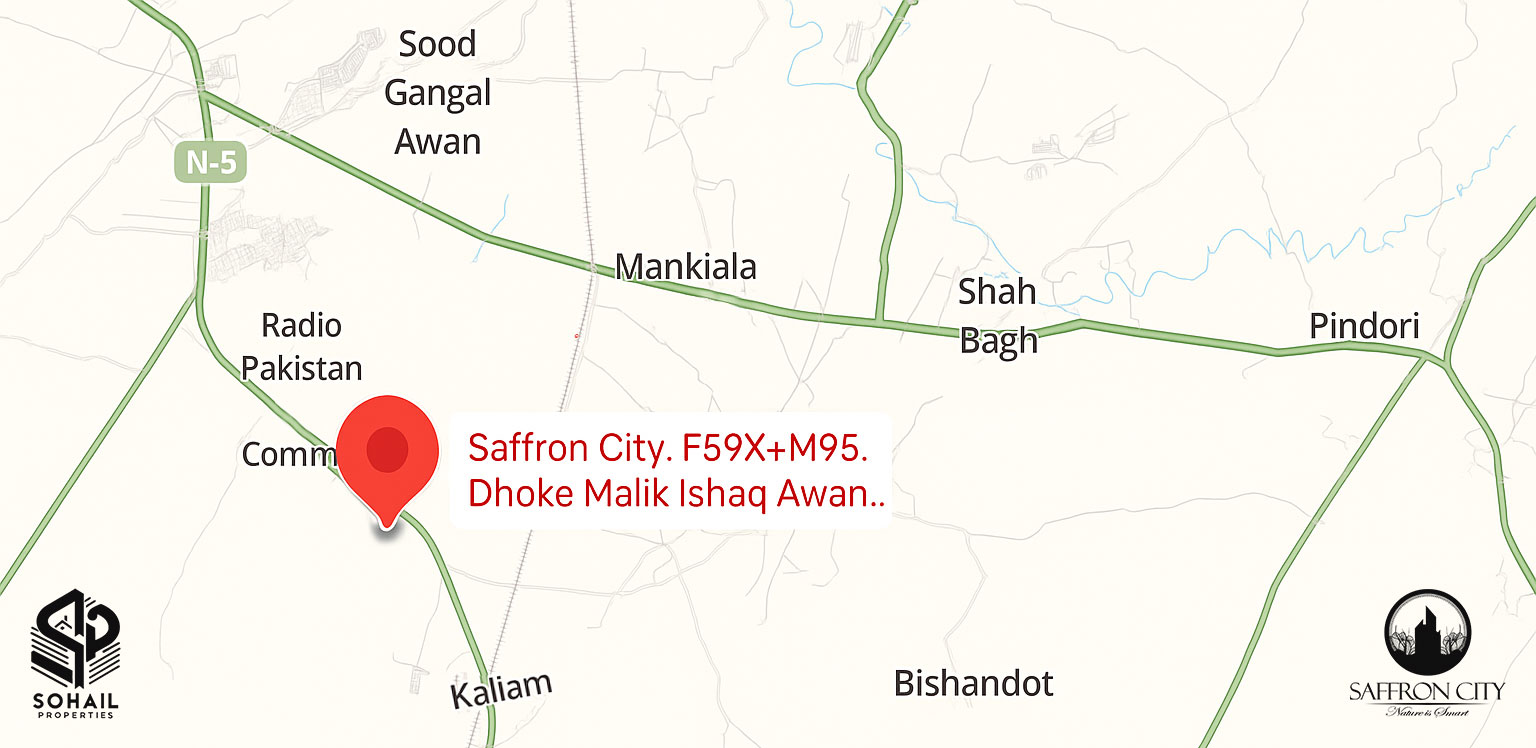 saffron-city-islamabad-location